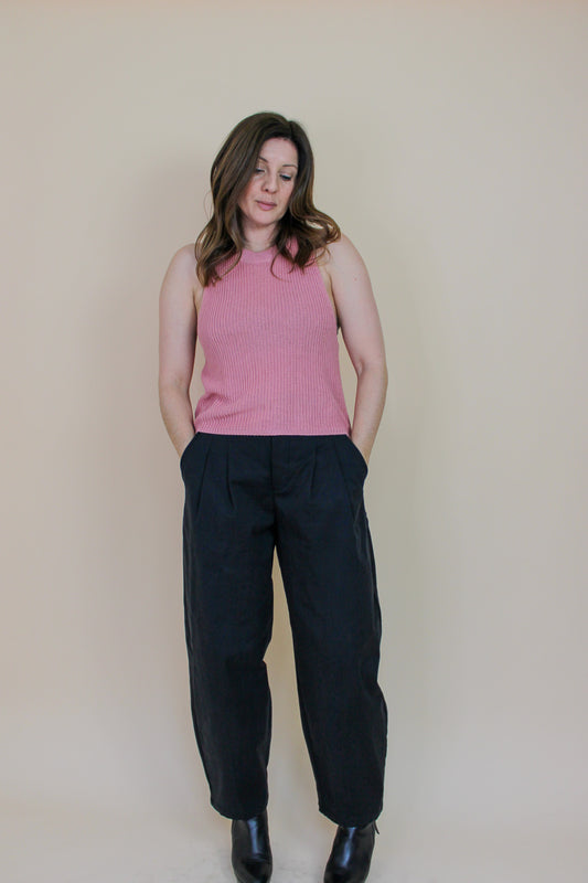 REFORMATION Knitted Sleeveless Tank Vest Size M (Pink)