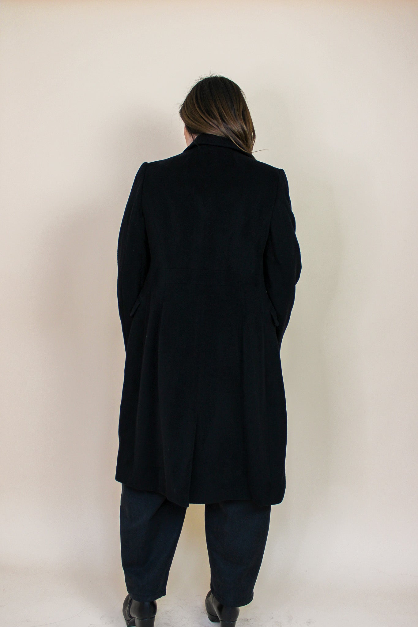 JIGSAW Longline Wool Coat Size 8-10