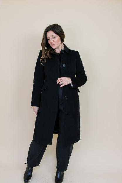 JIGSAW Longline Wool Coat Size 8-10