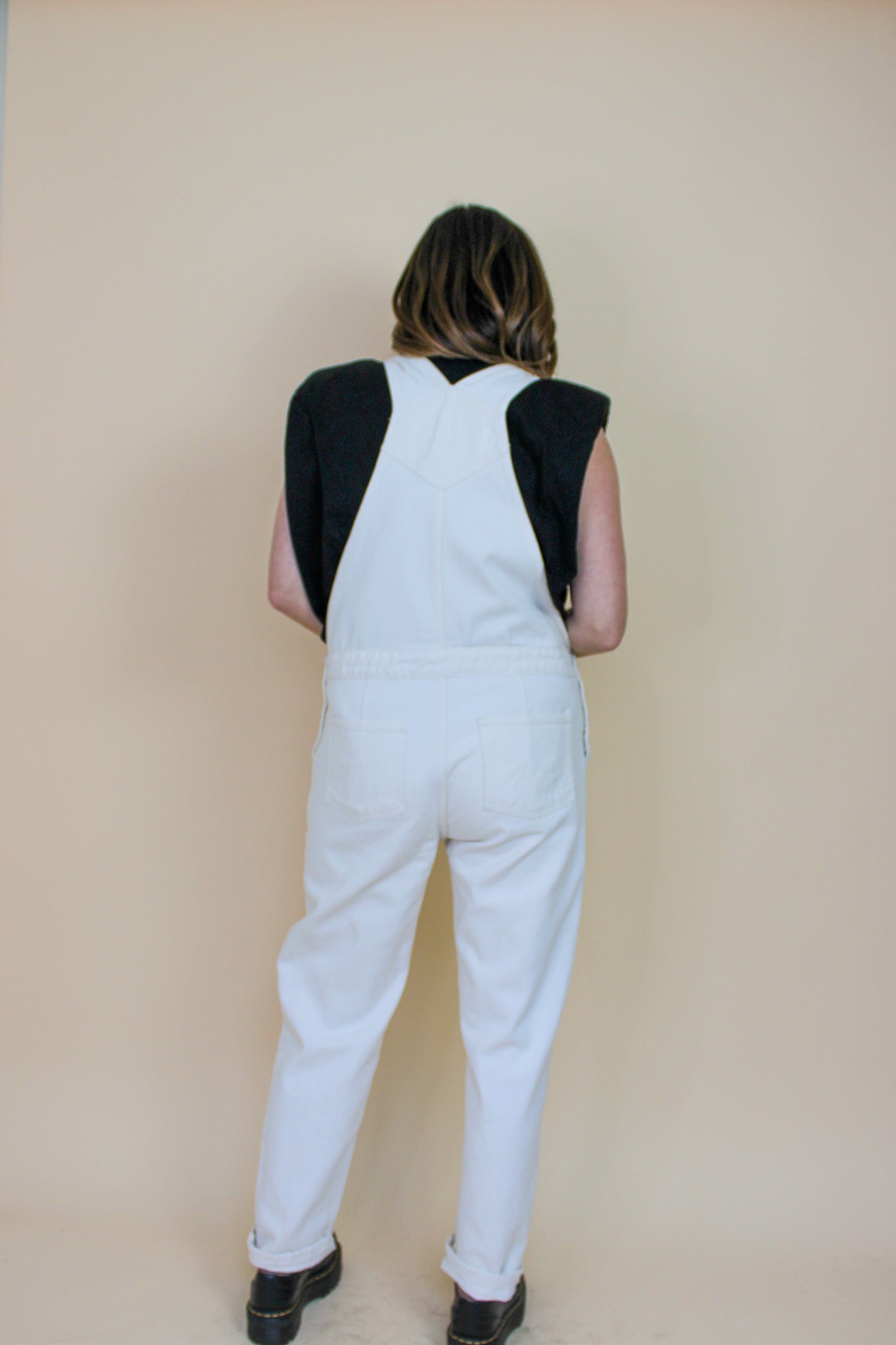 PEOPLE TREE Brooklyn Cotton Twill Denim Dungarees Size 10