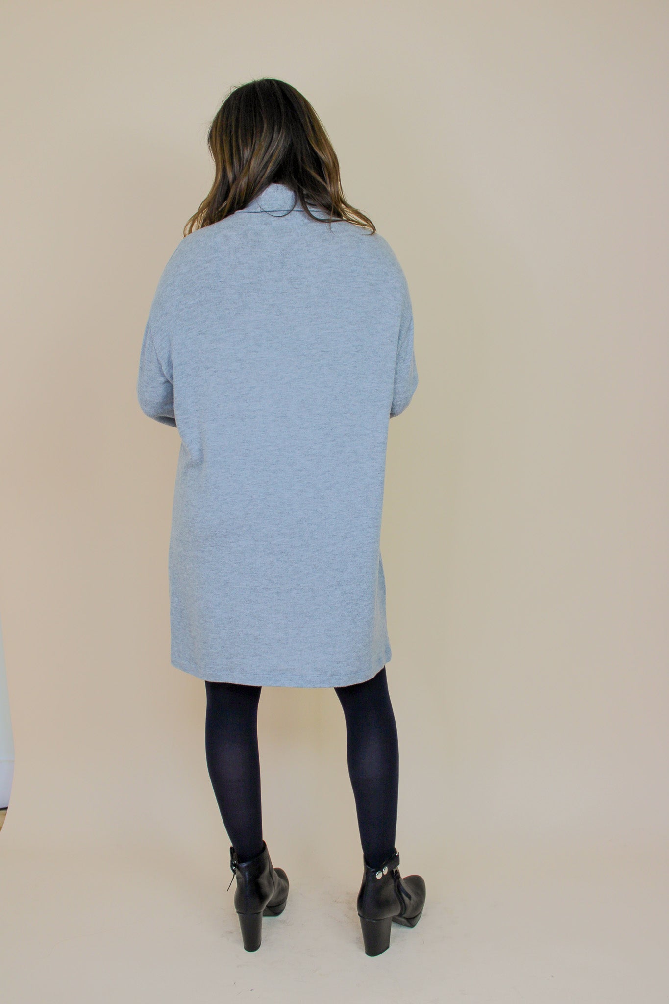 REFORMATION JEANS Daze Mini Knitted Turtle Neck Sweater Dress Size L