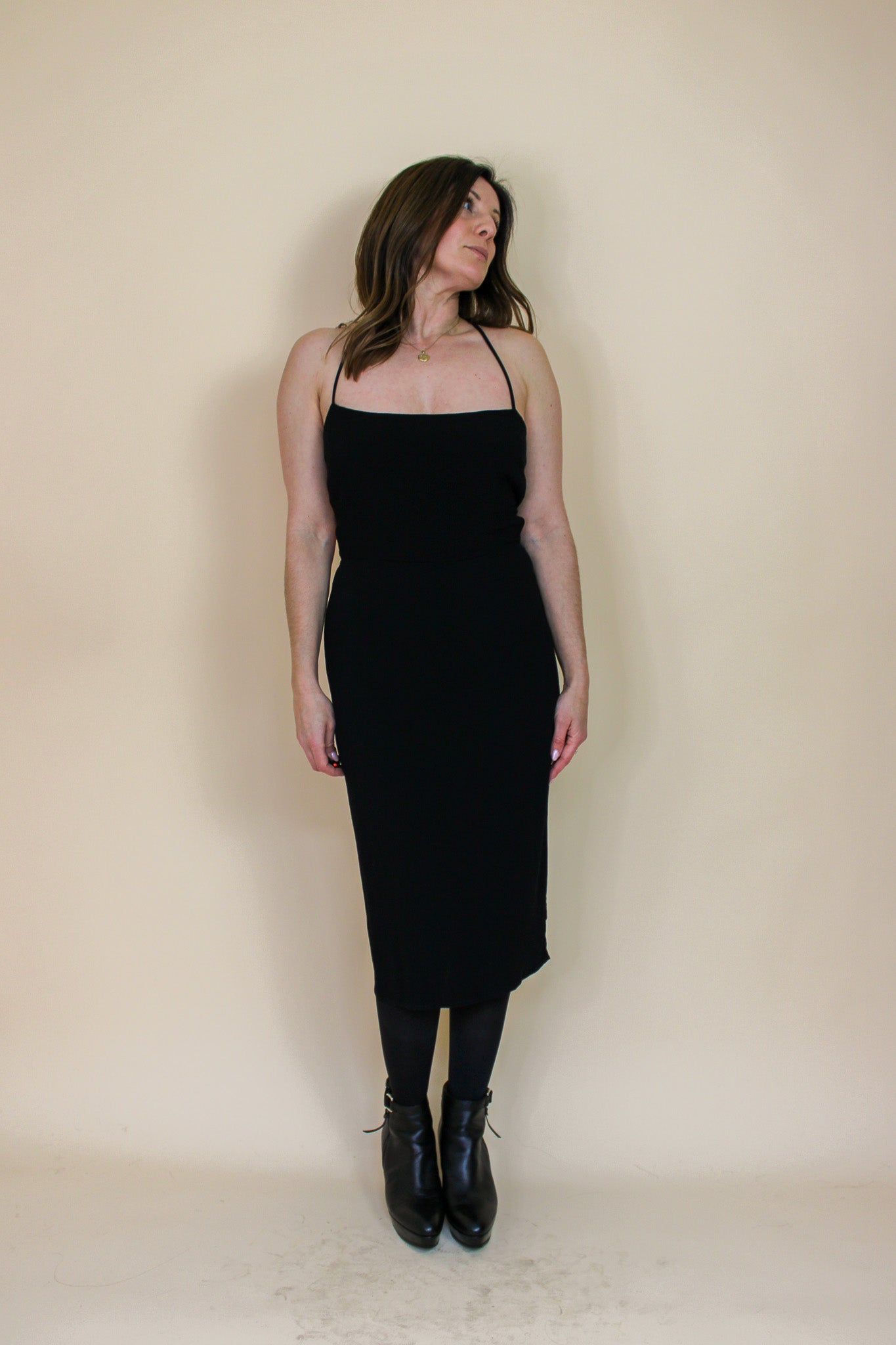 REFORMATION Lace up Open Back Fitted Dress Size 8