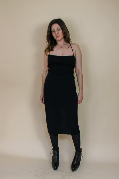 REFORMATION Lace up Open Back Fitted Dress Size 8