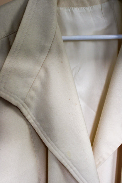 VINTAGE Wallis Long Wool Pleated Coat Size 12-14