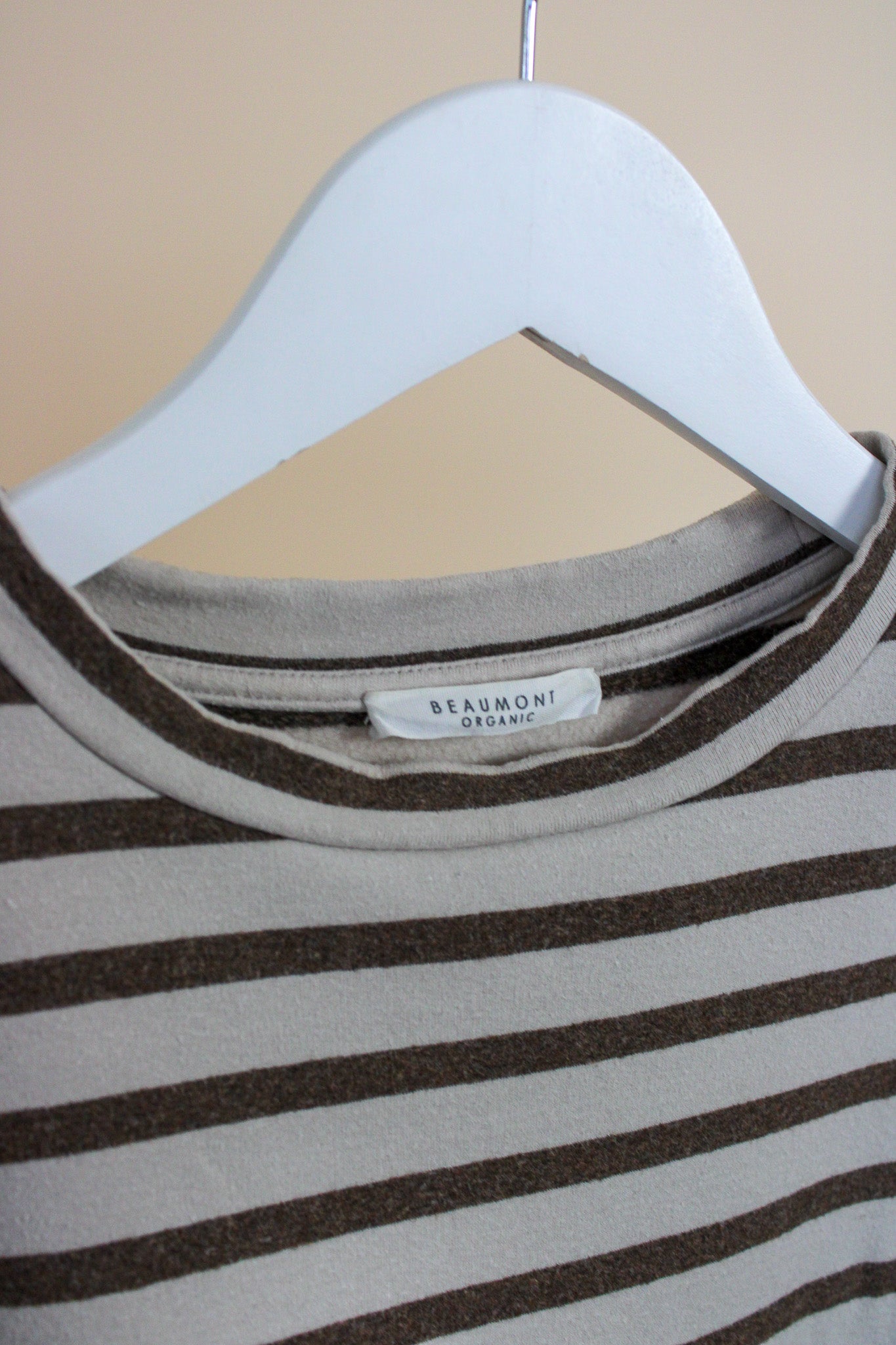 BEAUMONT ORGANIC Stripe Jersey Dress Size S
