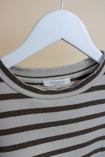 BEAUMONT ORGANIC Stripe Jersey Dress Size S