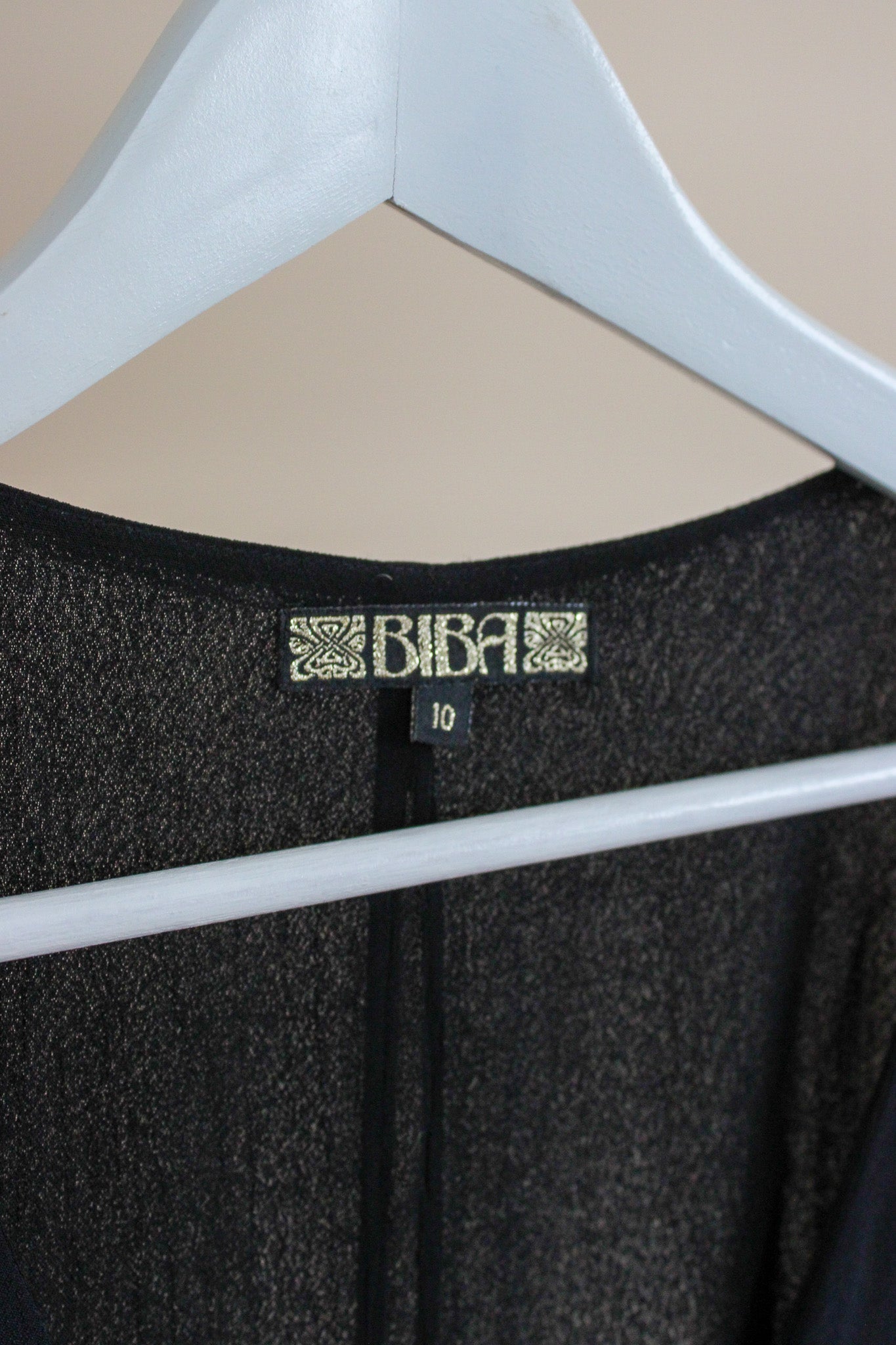 BIBA Bead Embellished Crepe Mini Dress Size 10