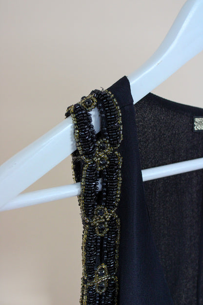 BIBA Bead Embellished Crepe Mini Dress Size 10