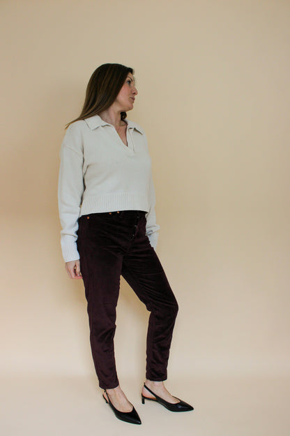 LEVI Wedgie Skinny Velvet Jeans Size 29"