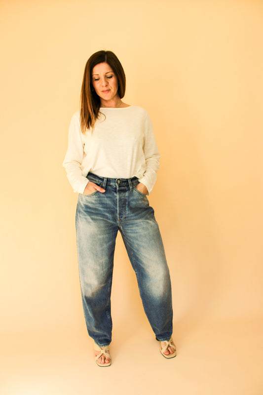 BOYISH The Toby Rear Window Relaxed Jeans Size 29"