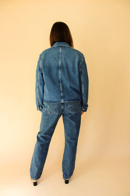 SAMSOE SAMSOE Sanadina Utility Denim Jacket Size M