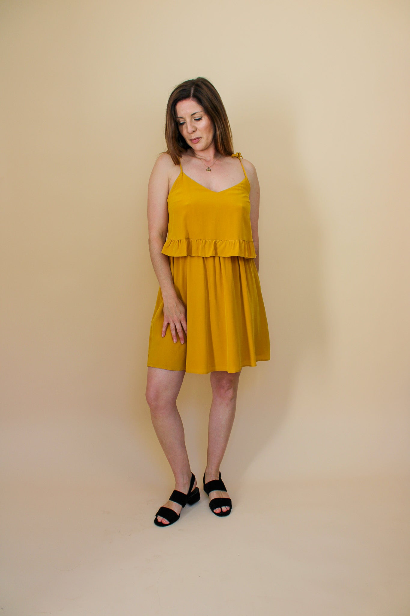 SEZANE Silk Strappy Peplum Dress Size 10