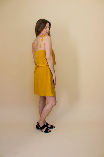 SEZANE Silk Strappy Peplum Dress Size 10