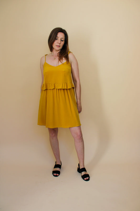 SEZANE Silk Strappy Peplum Dress Size 10