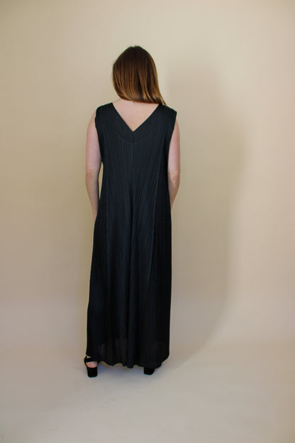 PLEATS PLEASE BY ISSEY MIYAKE Pleated Maxi Dress Size 5