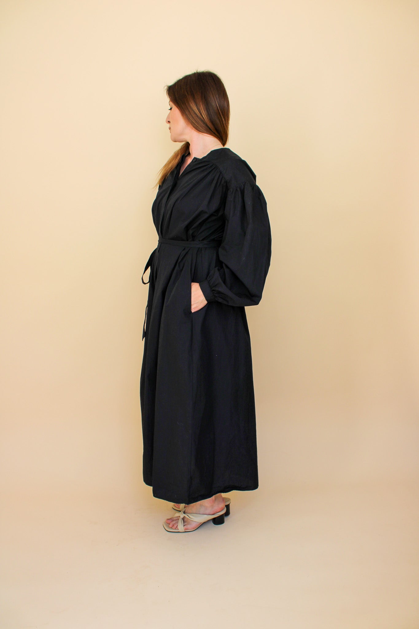 ALIGNE Nala Volume Midi dress Size 12