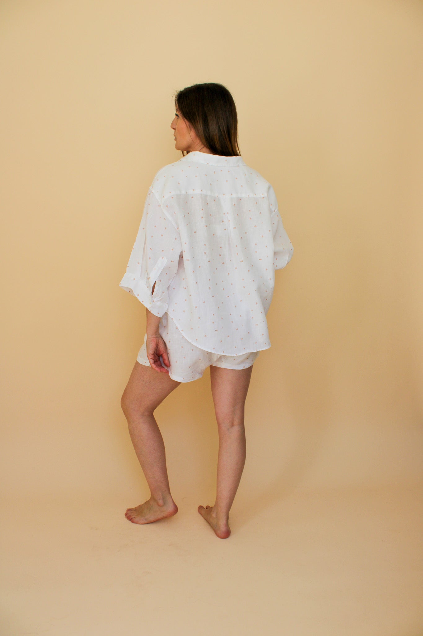 DEIJI STUDIOS 03 Linen Co-ord Shirt & Shorts Set Size S/M