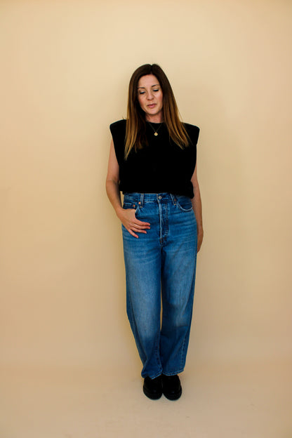 LEVI Ribcage Straight Leg Jeans Size 30"