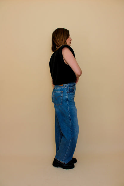 LEVI Ribcage Straight Leg Jeans Size 30"