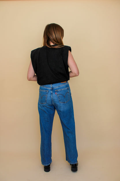 LEVI Ribcage Straight Leg Jeans Size 30"