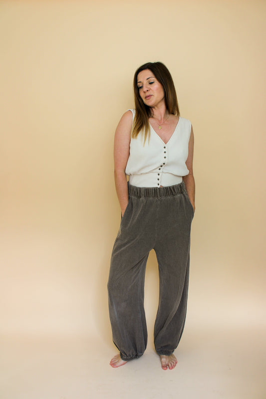 LE BON SHOPPE Balloon Jersey Pants Size L