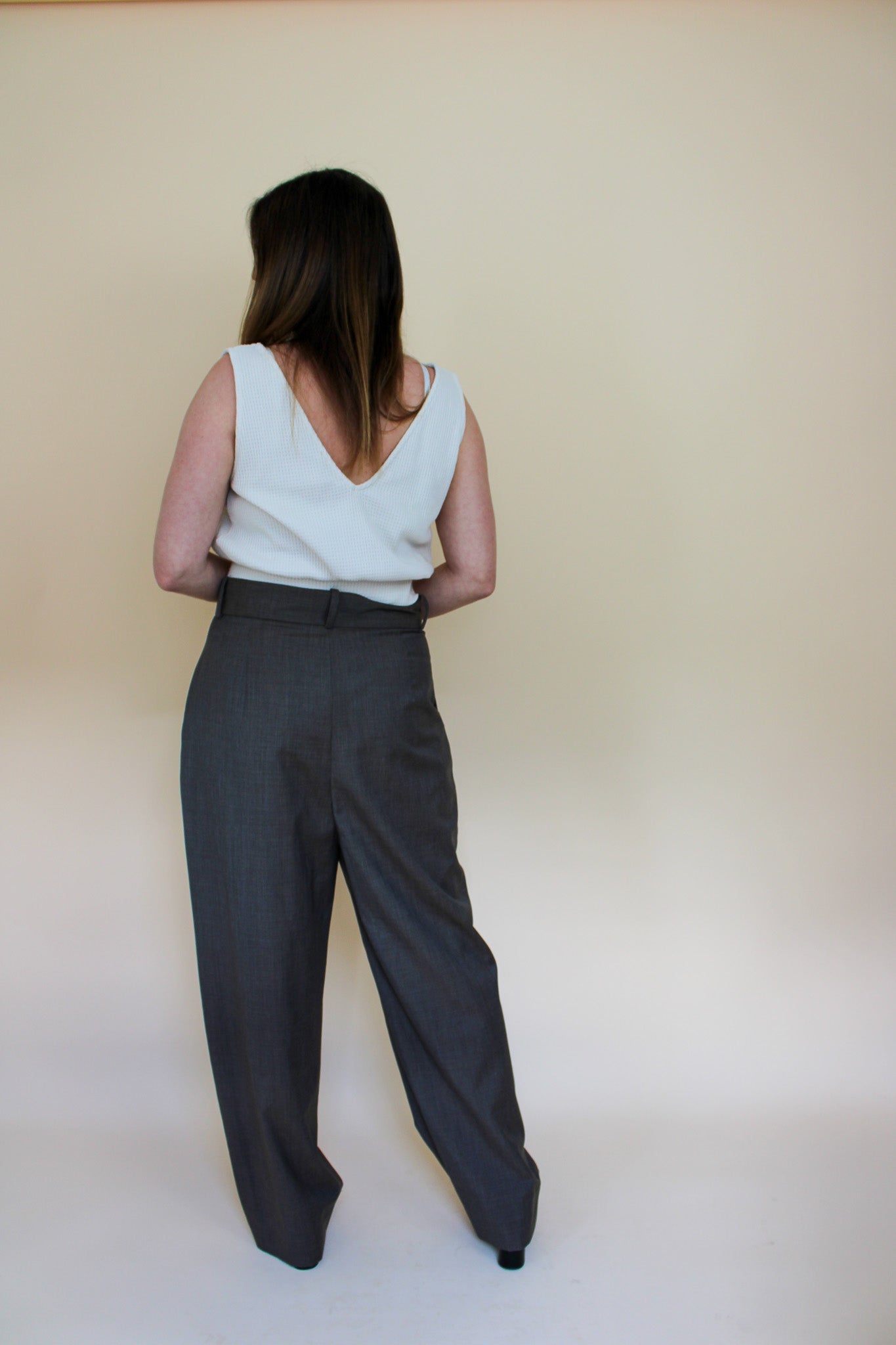 TOTEME Deep Pleat Wool Trousers Size 14