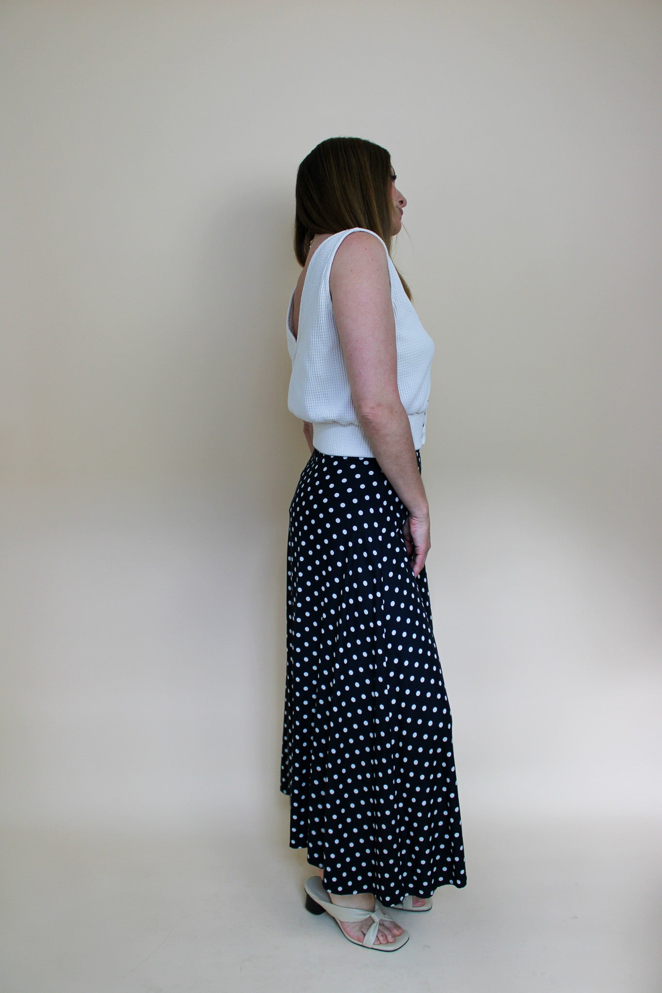 BAUKJEN Polkadot Tie Wrap Skirt Size 12