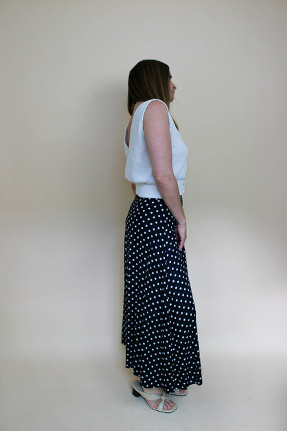 BAUKJEN Polkadot Tie Wrap Skirt Size 12