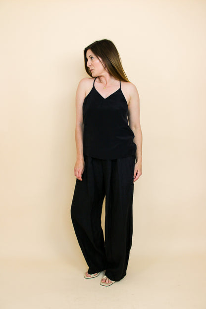 WHISTLES Silk strappy camisole top Size 10