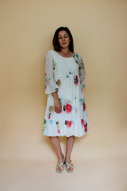 ATHENA PROCOPIOU long sleeve floral midi dress Size 1