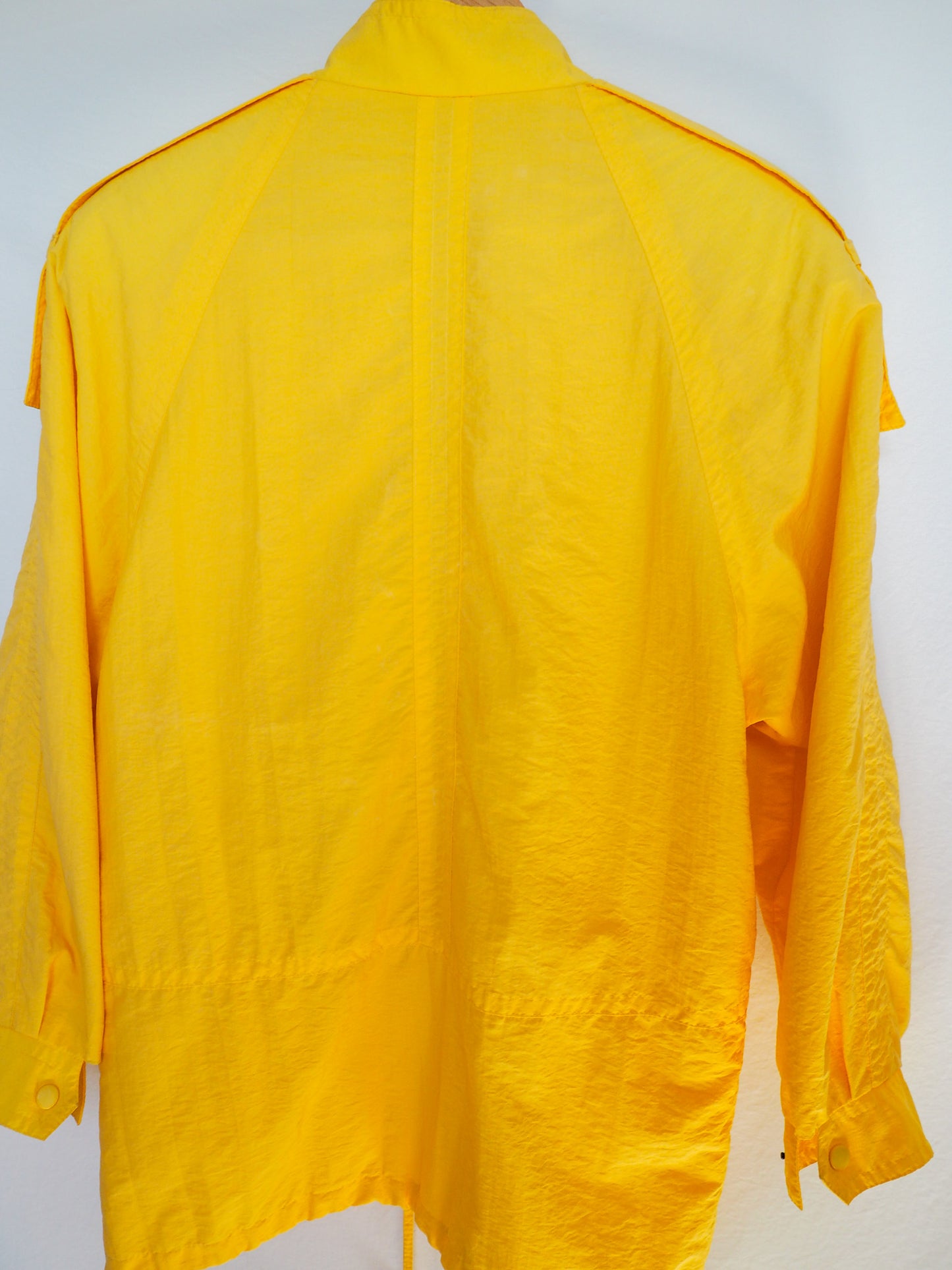 VINTAGE DANNIMAC Yellow Rain Jacket UK 8-12