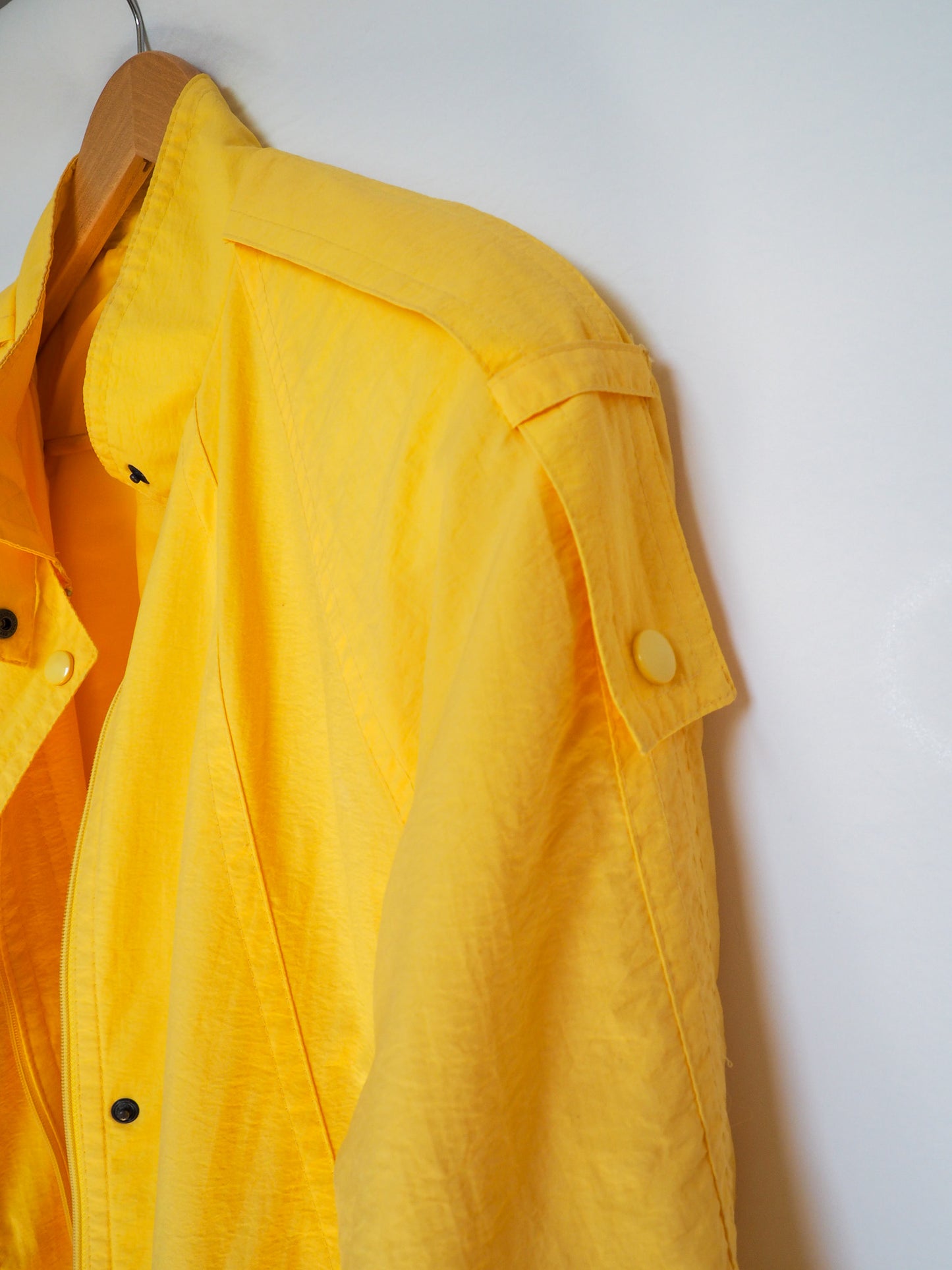 VINTAGE DANNIMAC Yellow Rain Jacket UK 8-12