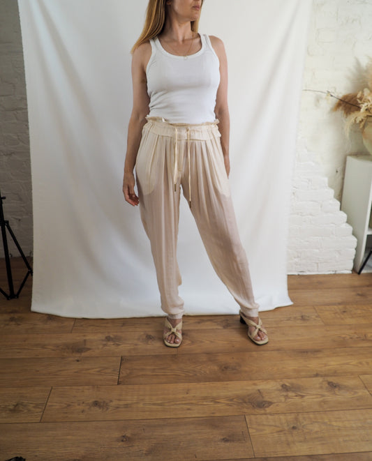 ISABEL MARANT Satin Style loose Trousers UK 10